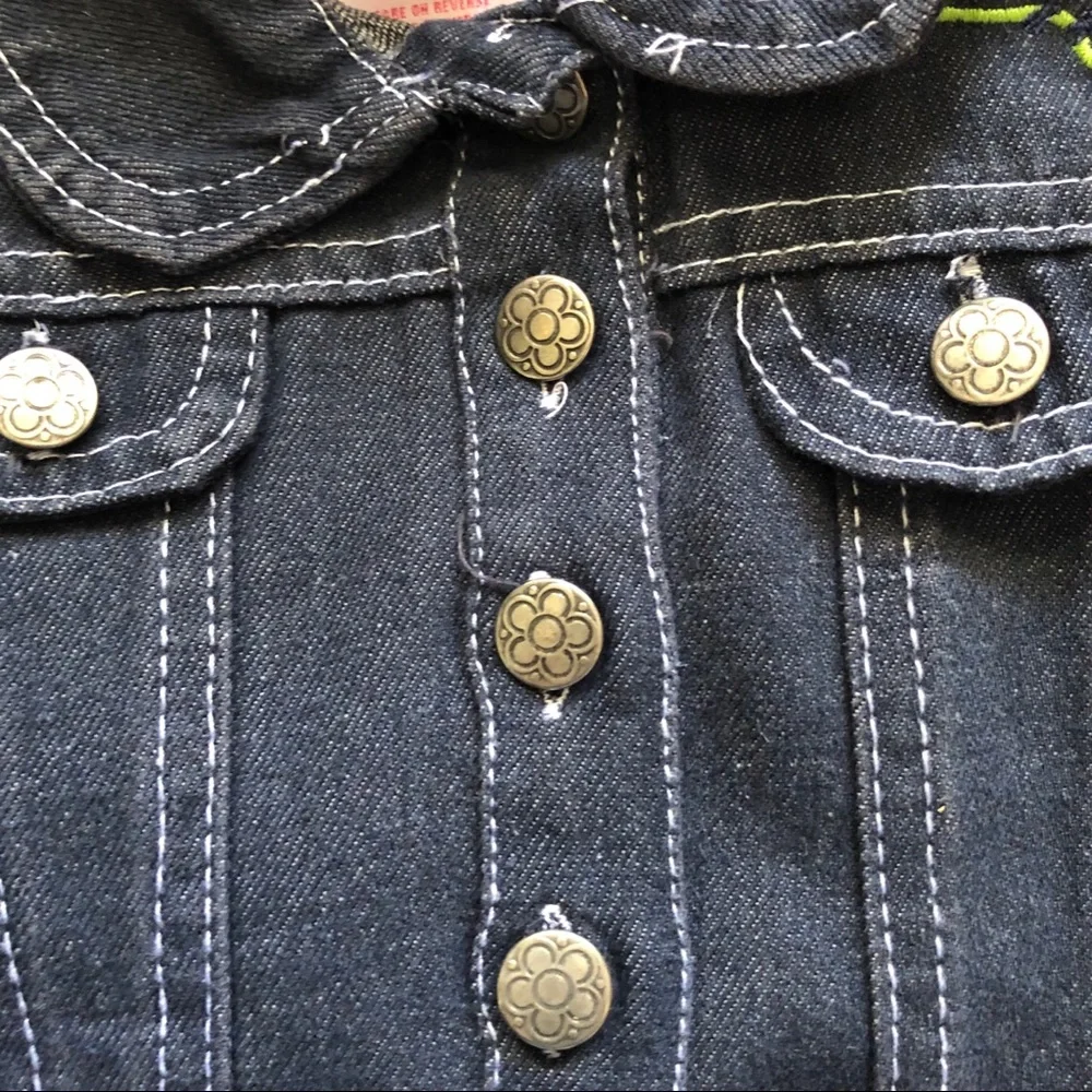 Nanette Lepore Kids Embroidered Jean Jacket